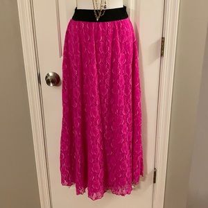 LULAROE-Long Lucy lace Skirt